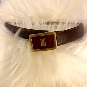 Yves Saint Laurent leather belt